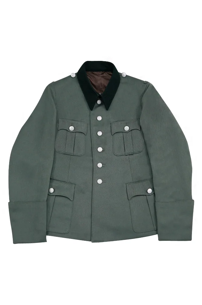   Elite German M1941 Officer Gabardine Black Collar Service Tunic Jacket German-Uniform