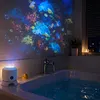 Dynamic LED Projector Light 360 Degree Rotating Projection Night Light Rechargeable & Adjustable Brightness for Bedroom Home Theater