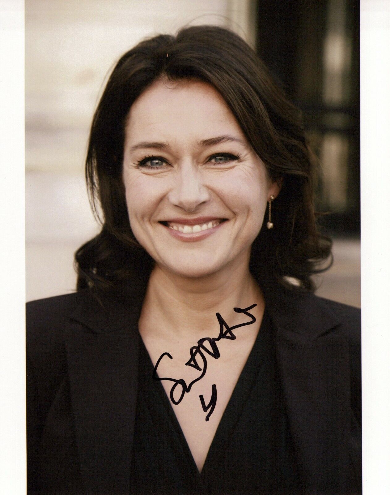 Sidse Babett Knudsen head shot autographed Photo Poster painting signed 8x10 #1