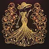 Diamond Painting-DIY Crystal Rhinestone Elegant Lady