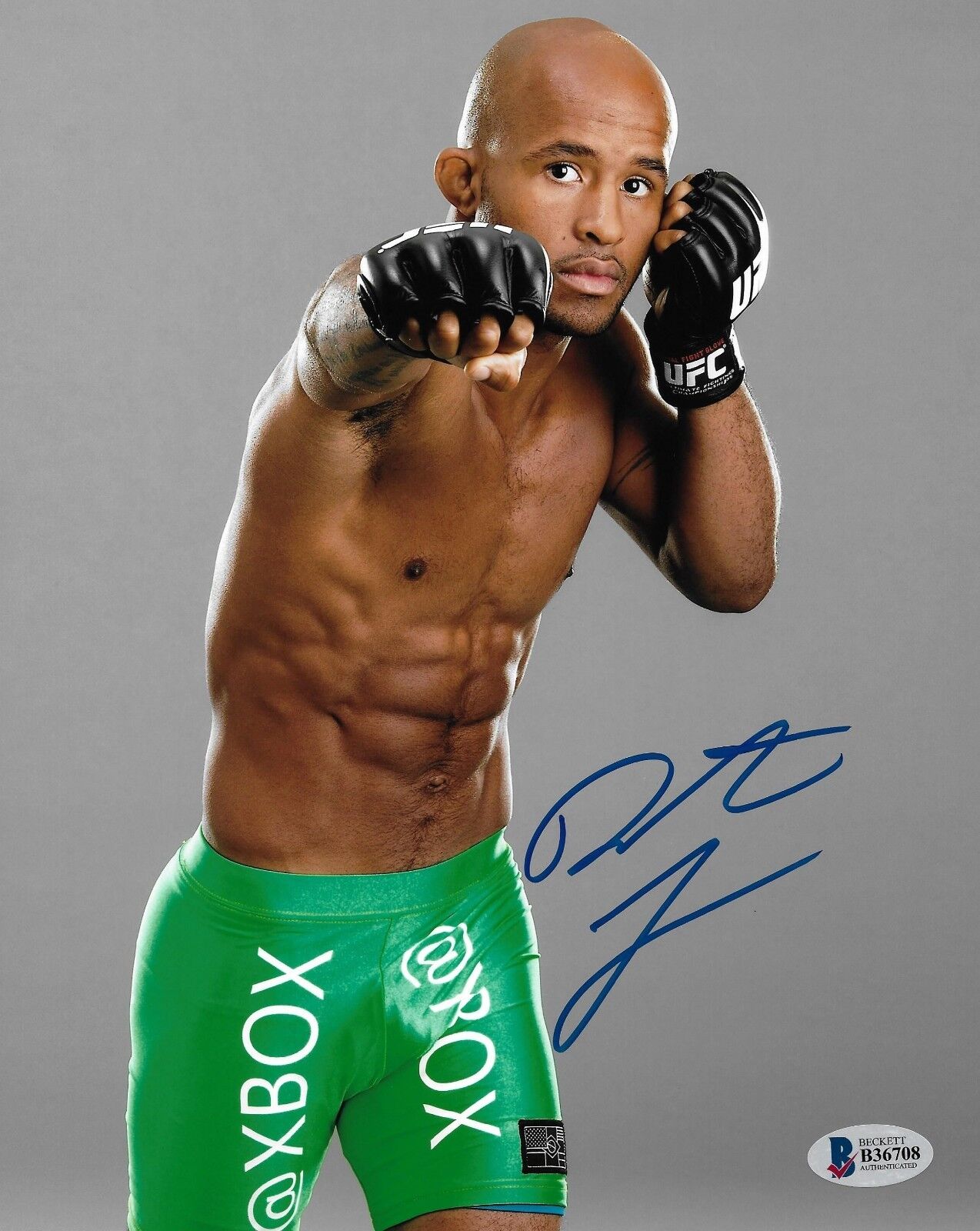 Demetrious Johnson Signed 8x10 Photo Poster painting BAS Beckett COA UFC WEC Picture Autograph O