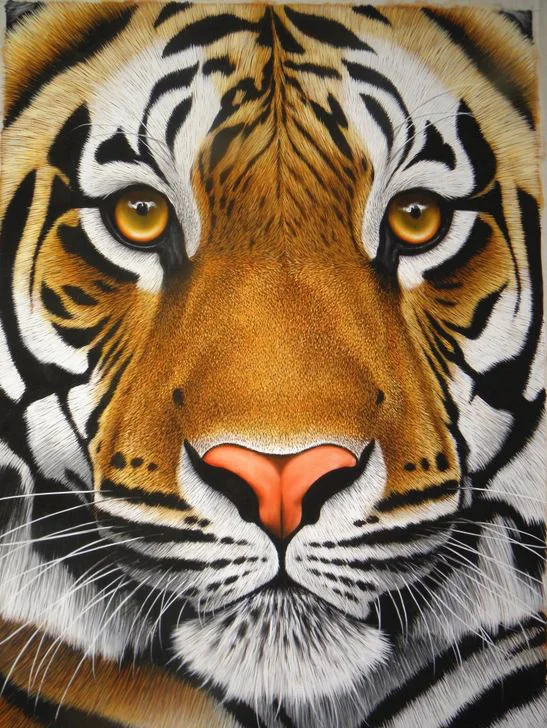 Diamond Painting - Full Round/Square Drill -Tiger(30*40 - 50*60cm)