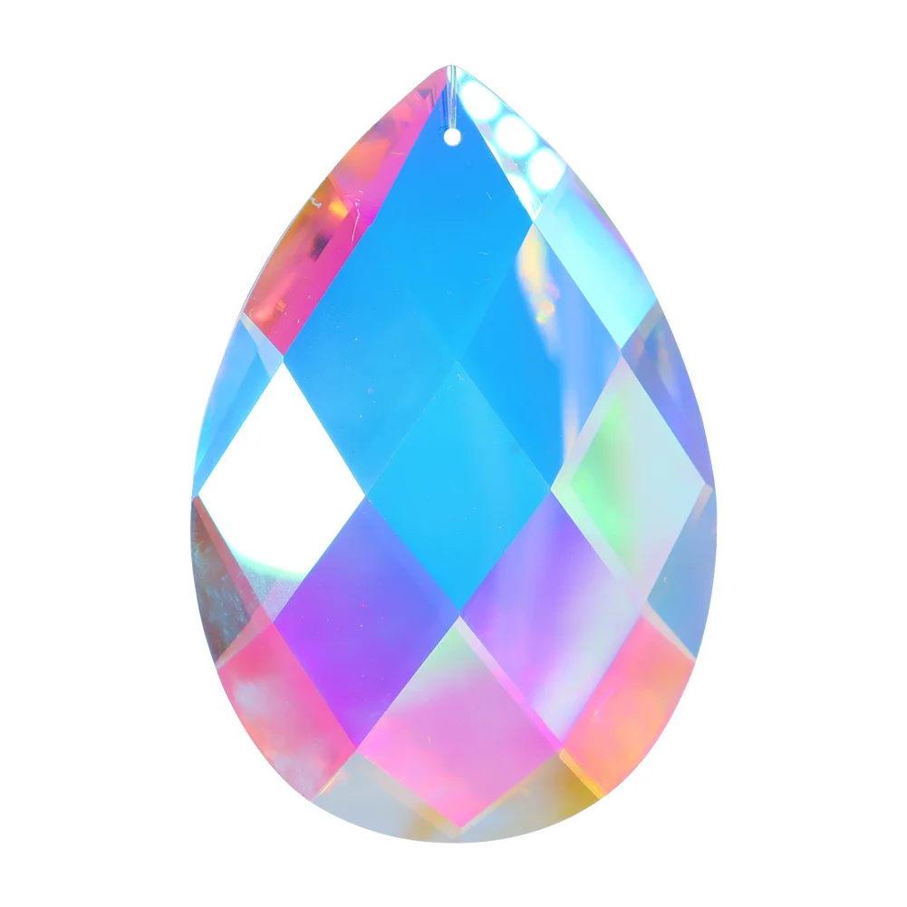 Hanging Crystal Prism Suncatcher Rainbow Maker Chandelier Pendant Drops (G)