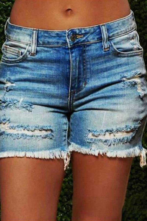 On-trend Ripped Sexy Denim Shorts (3 Colors) P13812