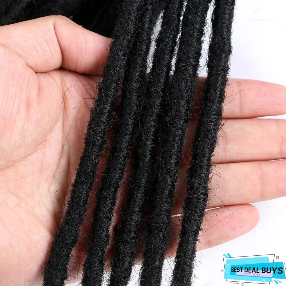 Men's Space Silk Reggae Pigtails 20Cm/30Cm Monochrome/Bicolor African Pigtails Wig