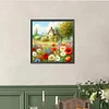 Diamond Painting -DIY Round Drill House Flowers(40x40cm)