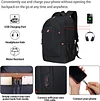 Wasserdicht Anti Diebstahl Rucksack 17,3 Zol Laptop Rucksack Herren mit USB-Anschluss Schulrucksack Gro&szlig;er Business Notebook Backpack f&uuml;r Arbeit Reisen M&auml;nner Jungen