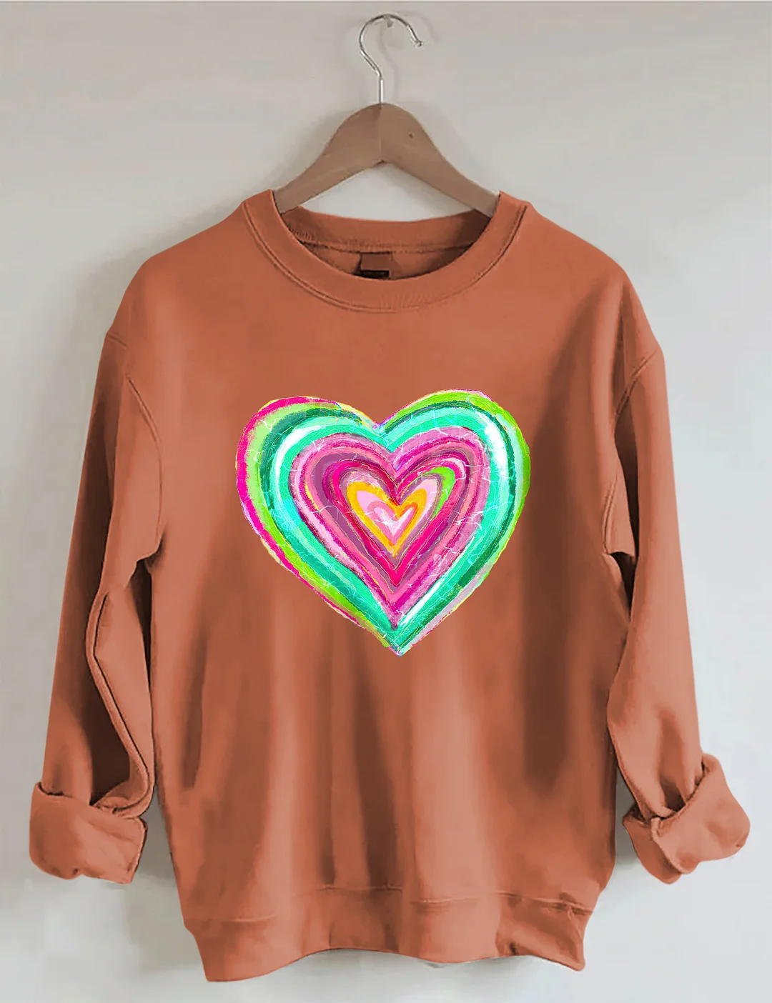 Valentines Day Colourful Love Sweatshirt