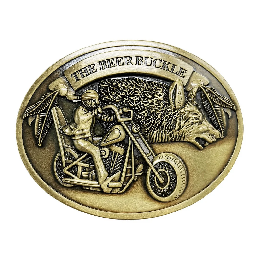 Beer Beverage Belt Buckle