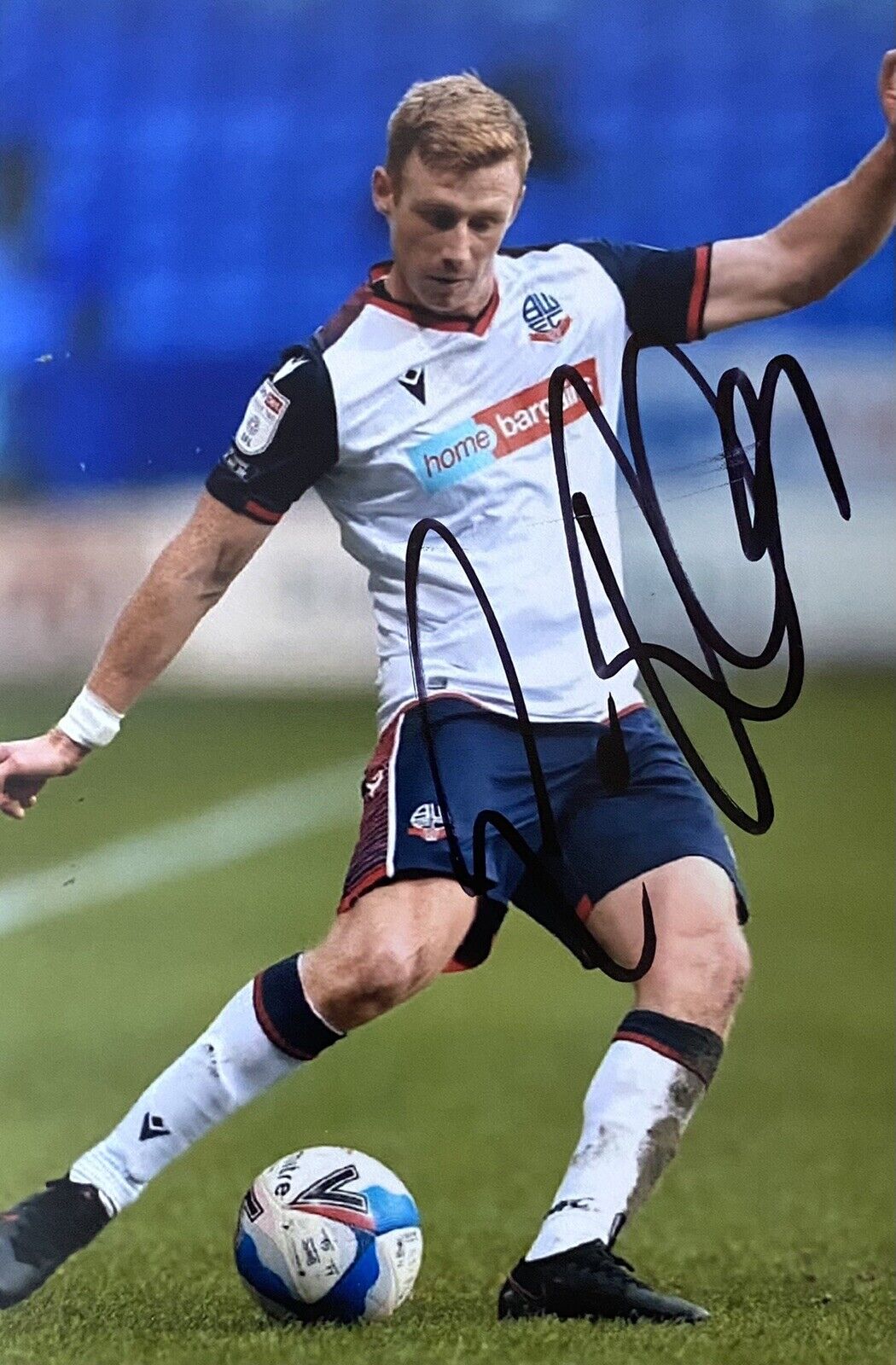 Eoin Doyle Genuine Hand Signed Bolton Wanderers 6X4 Photo Poster painting 3