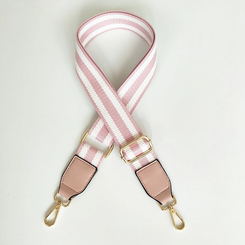 All Seasons Polyester Stripe Single Shoulder Strap Bag Accessories