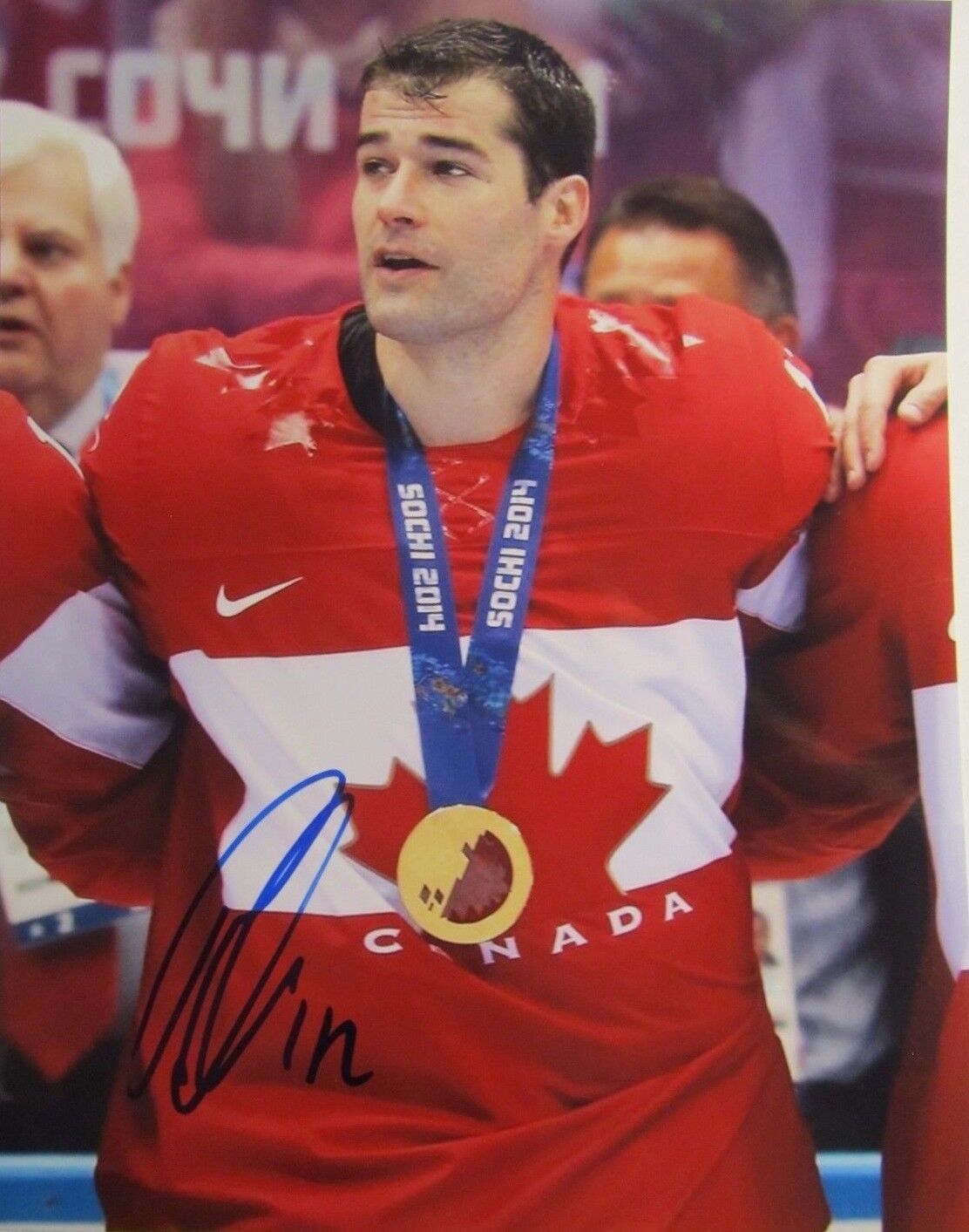 PATRICK MARLEAU AUTOGRAPH Photo Poster painting Signed 8X10 CANADA GOLD San Jose Sharks