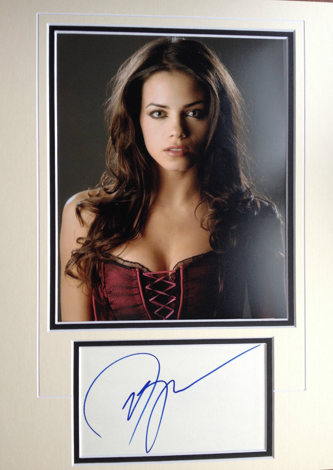 JENNA DEWAN - AMERICAN DANCER & ACTRESS - BRILLIANT SIGNED Photo Poster painting DISPLAY