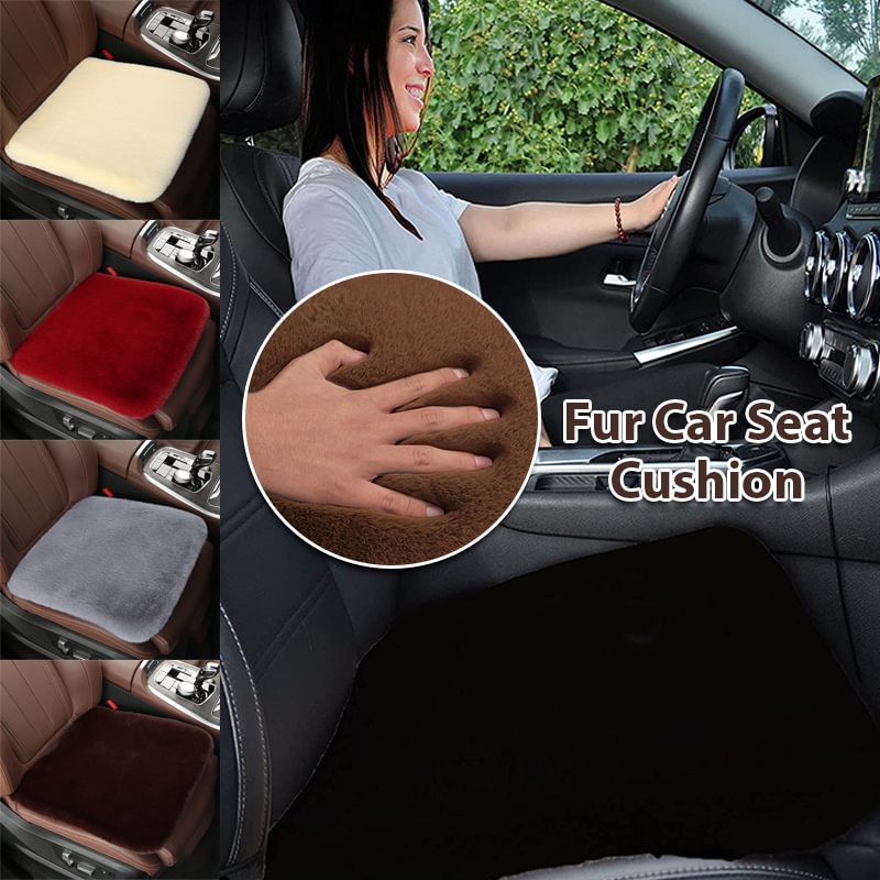 (New Year Sale)Fur Car Seat Cushion 💺