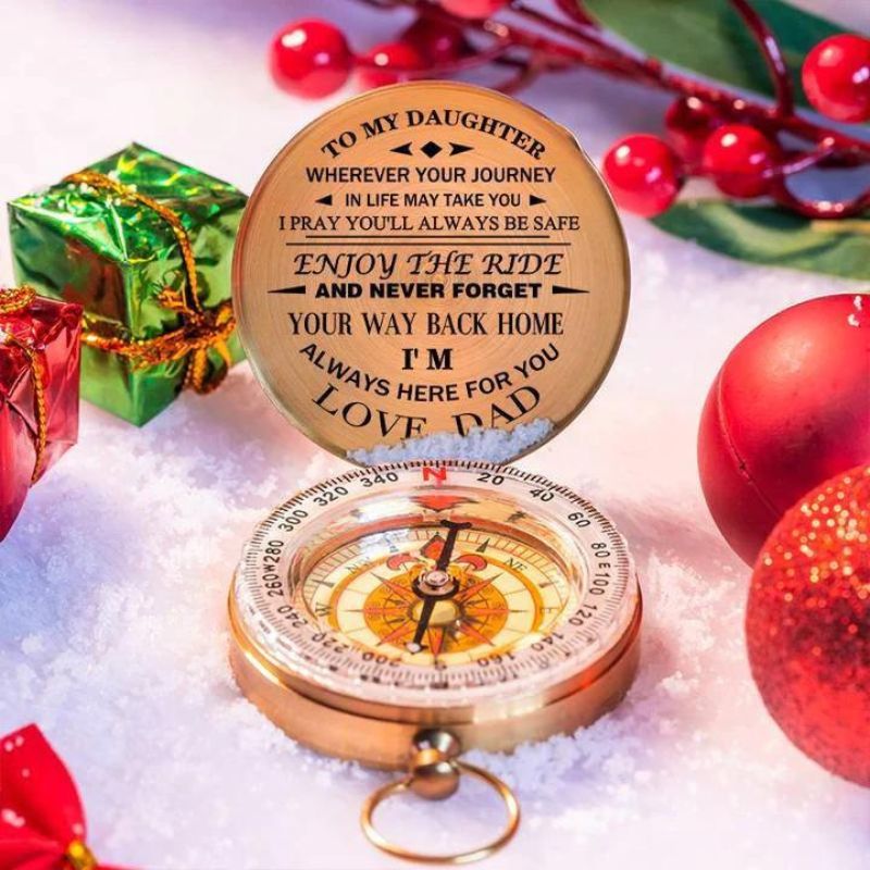 Unique Gift Dad To Daughter - Enjoy The Ride - Compass
