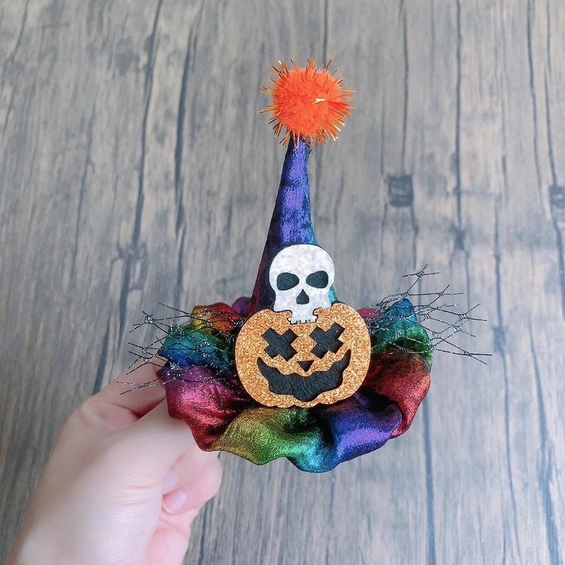 Halloween Funny Pumpkin Spider Skull Synthetic Resin Alloy Party Festival Cosplay Party Accessories Party Supplies