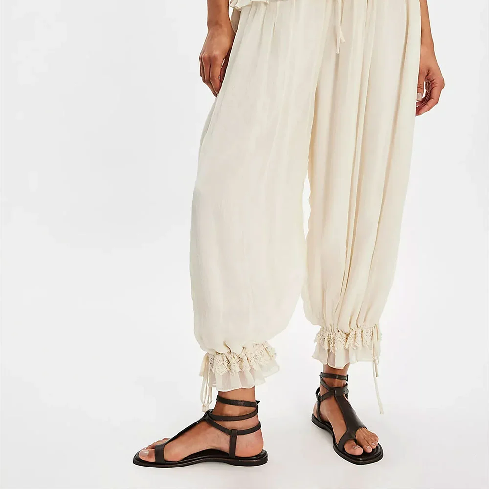 Black Faux Leather Square Toe Flat Wrap Ankle Strap Women's Sandals