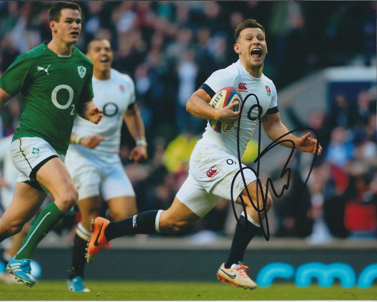 Danny CARE Signed Autograph 10x8 Photo Poster painting AFTAL COA RUGBY England 6 Nations