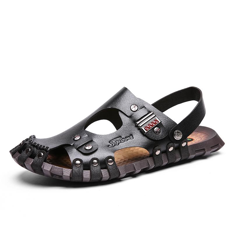 Mature Men's Plus Size Korean Style Beach Sandals