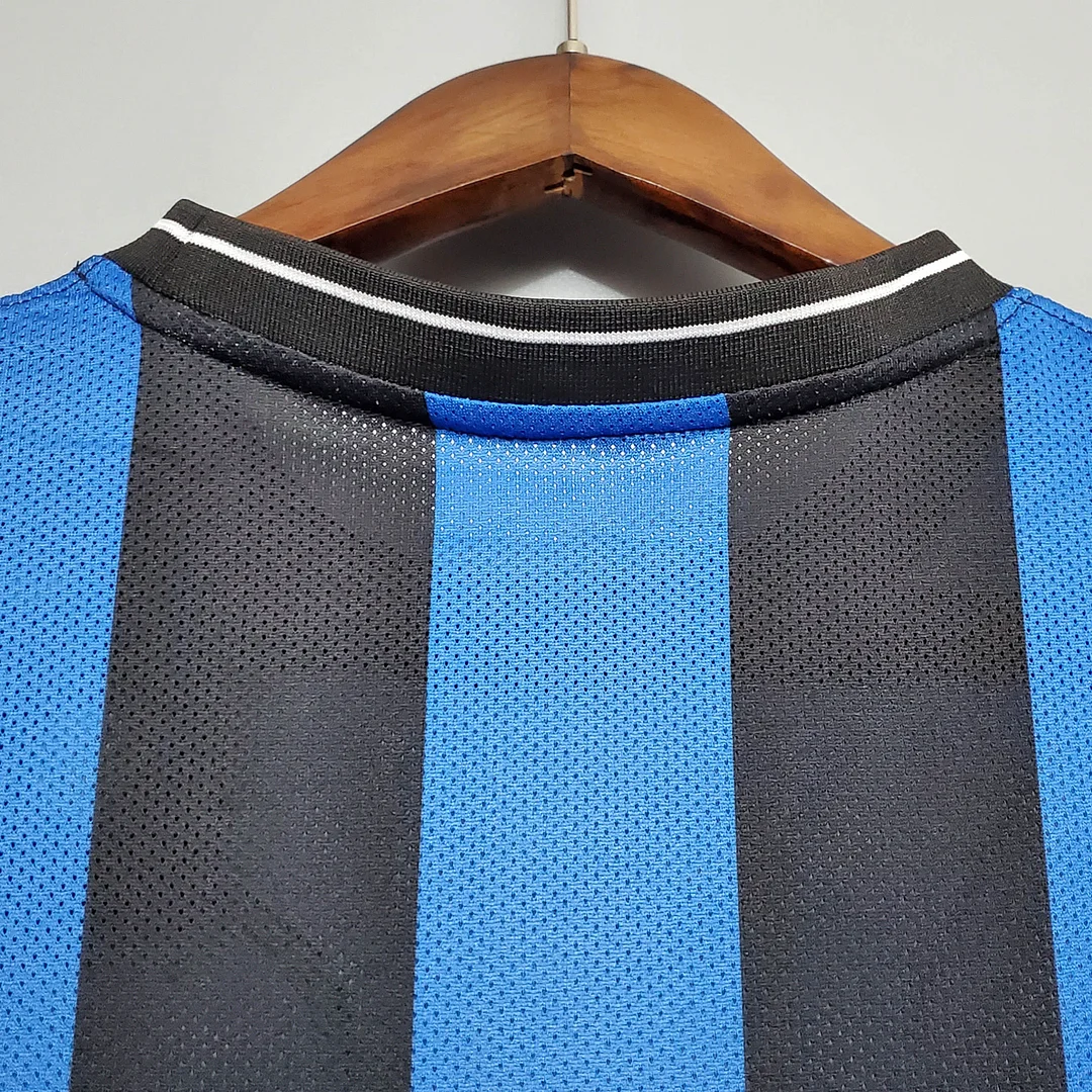 2009/2010 Retro Internazionale Milan Home UEFA Champions League Edition Football Jersey 1:1 Thai Quality