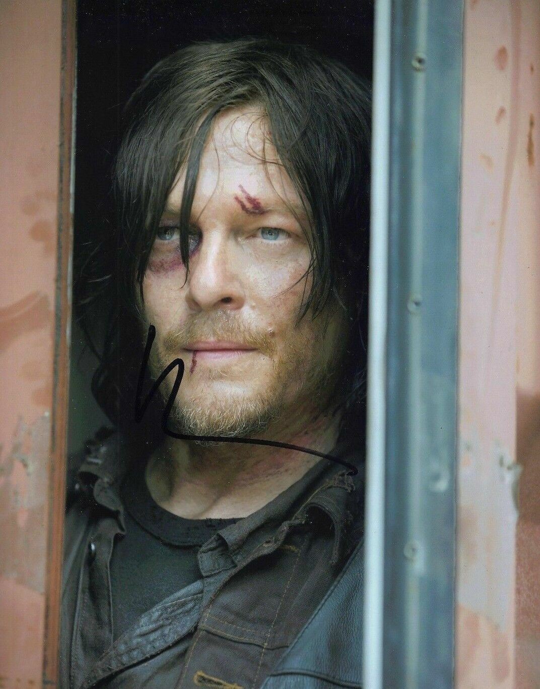 Norman Reedus Signed 10X8 Photo Poster painting Walking Dead AFTAL COA (7299)