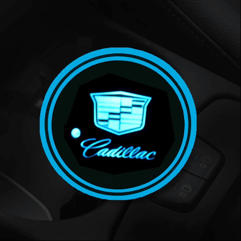 Cadillac-Compatible LED Cup Holder Light