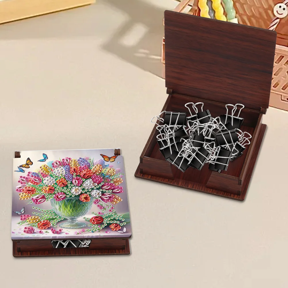 DIY Flower Diamond Painting Note Box Paper 160 Sheets of Paper for DIY Art Craft