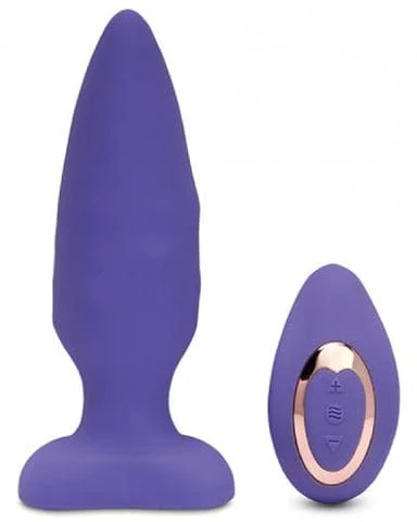 Pornhint Andii Roller Motion Butt Plug With Remote - Ultra Violet