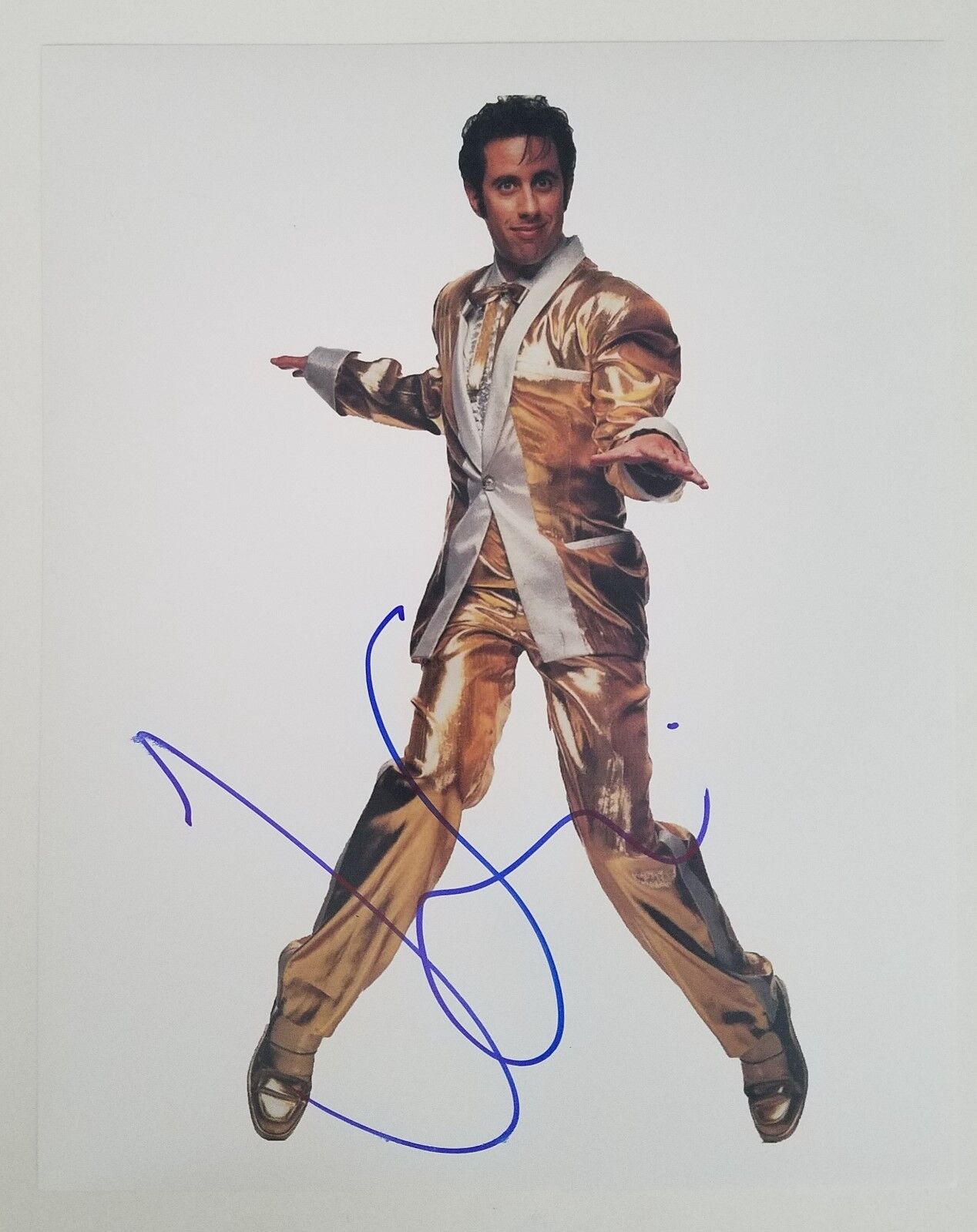 Jerry Seinfeld Signed Elvis Presley 11x14 Photo Poster painting Comedian TV Show Bee Movie RAD