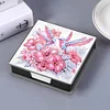 Blumen Vogel Leder Memo Pad Halter - 5d DIY Handwerk Aufbewahrungsbox