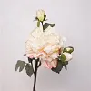 14cm Large Burn Edge Peony Artificial Flower