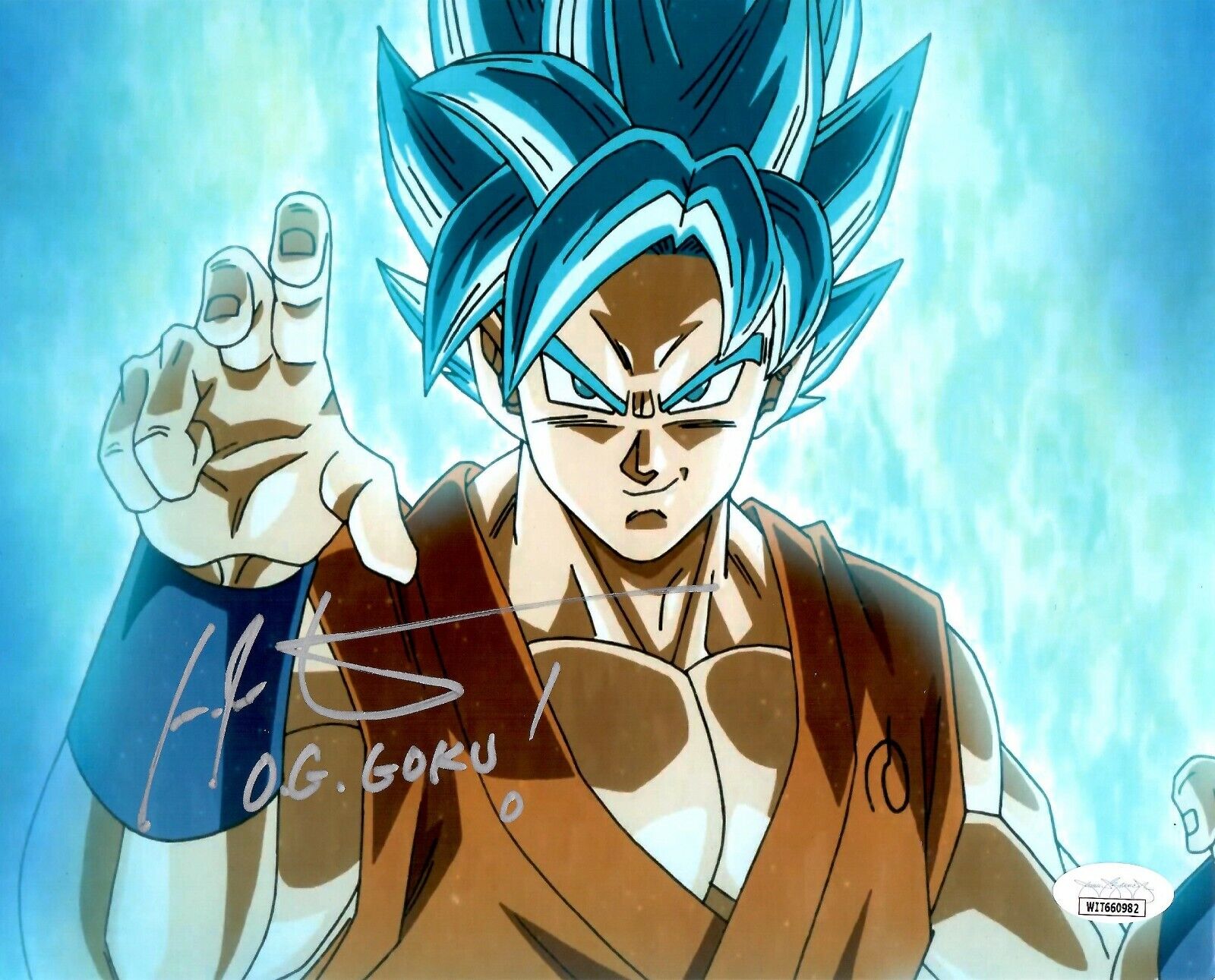 Ian James Corlett autographed inscribed 8x10 Photo Poster painting Goku JSA COA Dragon Ball Z