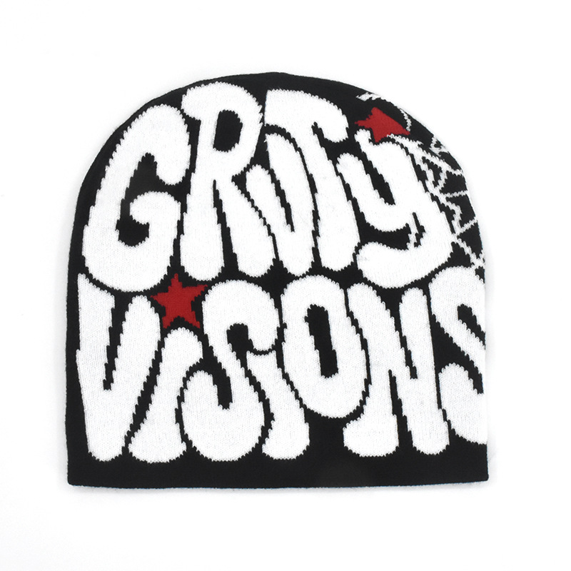 Sopula Unisex Trendy Hip-Hop Double-Sided Jacquard Cold-Proof Knitted Hat - Sopula｜Premium Graphic Tees & Graphic Clothing