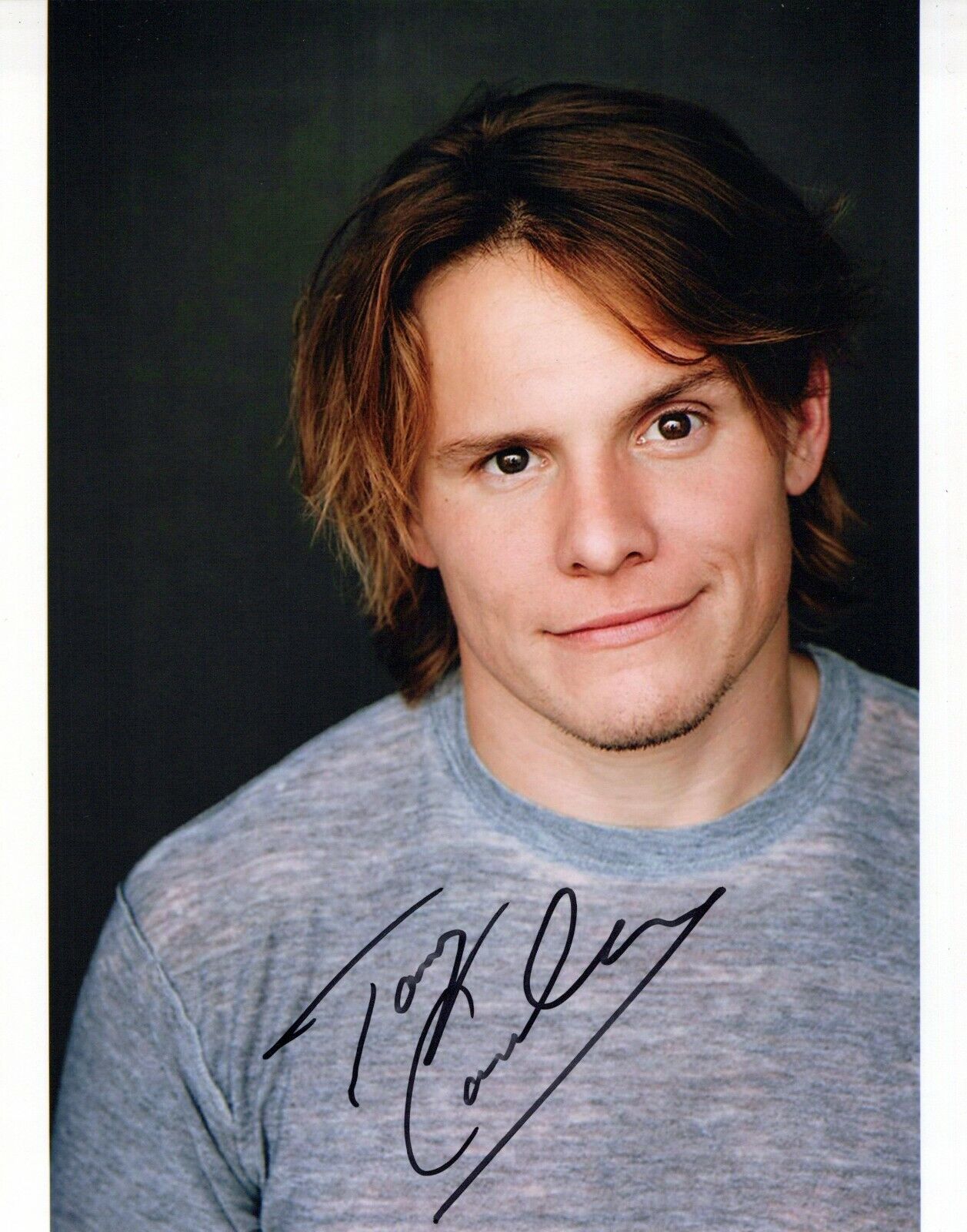 Tony Cavalero head shot autographed Photo Poster painting signed 8x10 #1