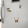 4PCS 2D/Flat Acrylic DIY Diamond Art Fridge Magnet Kit French Bulldog Design DIY Art Fridge Magnet Refrigerator Sticker Magnetic Diamond Art Decor Refrigerator Mailbox Home Decoration DIY Crafts