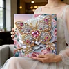 DIY Pearl Painting Butterfly for Home Wall Decor with Frame(25x25cm)