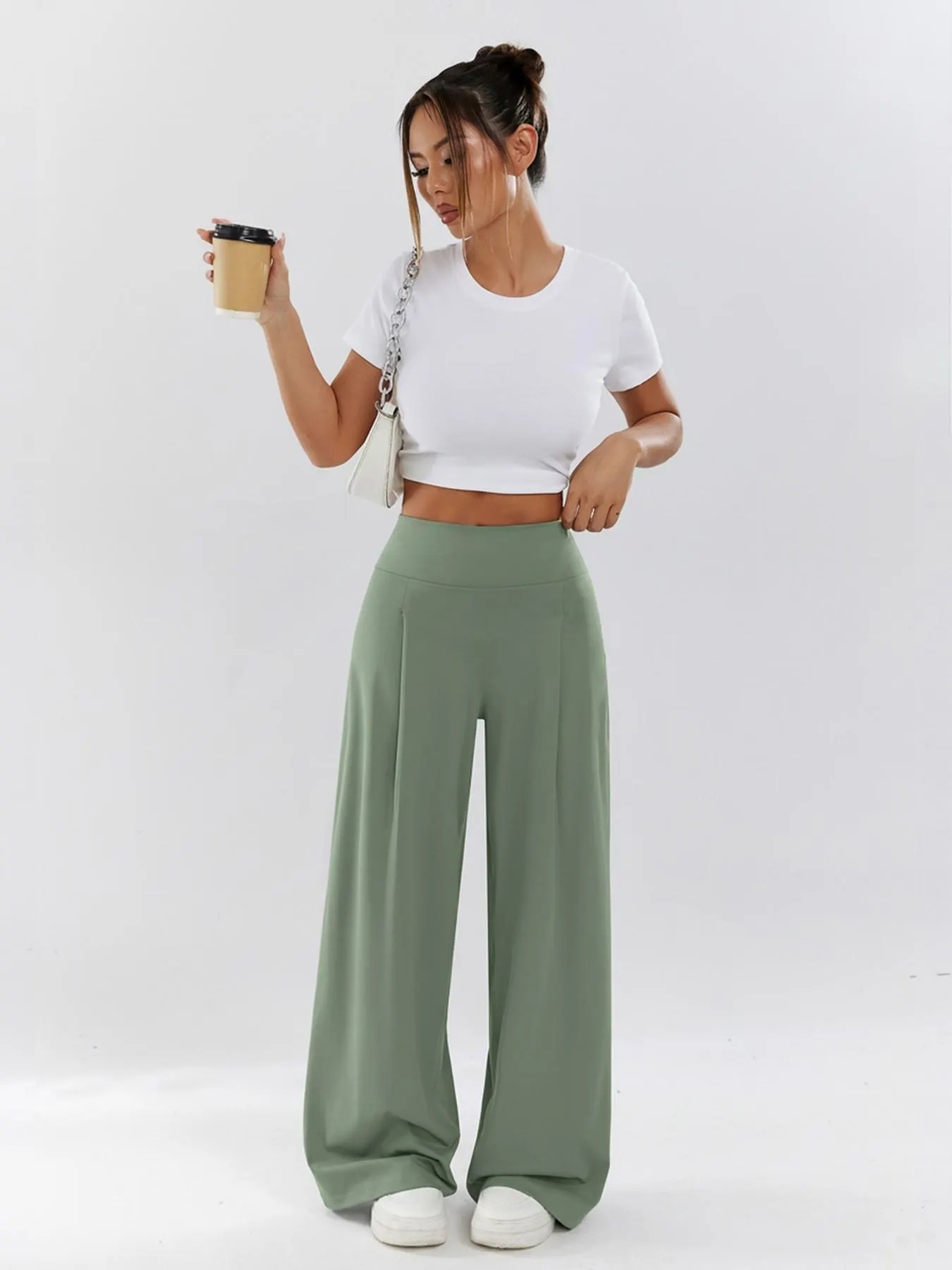 Women's Outdoor Sporty Loose Pants, High Street Style, for Daily Wear and Sports