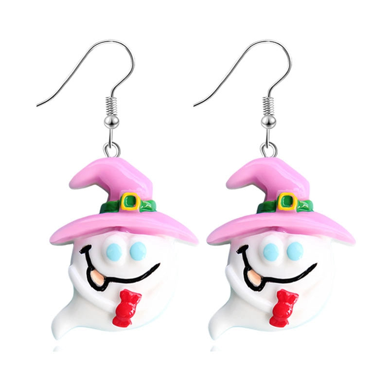 Halloween Cute Funny Halloween Pattern Resin Holiday Party