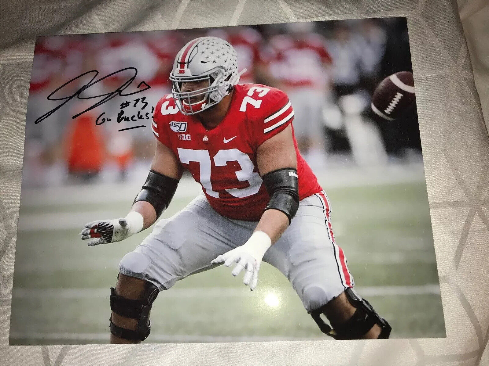 Jonah Jackson Ohio State Buckeyes signed autographed 8x10 football Photo Poster painting