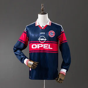 1997/1999 Retro Bayern Munich Away Long Sleeve Jersey 1:1 Thai Quality