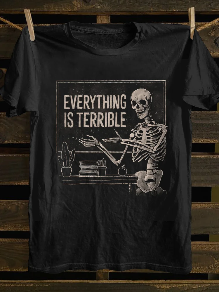 Teecade Teecade Everything Is Terrible T-shirt