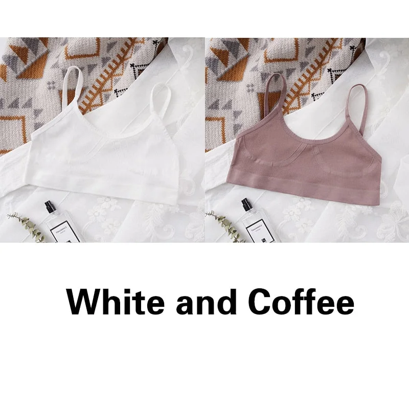 U-shaped Back Bra Tube Top Women Crop Top No Padded Wirefree Sexy Lingerie Bra Sports Fashion Street Women's Underwear Top