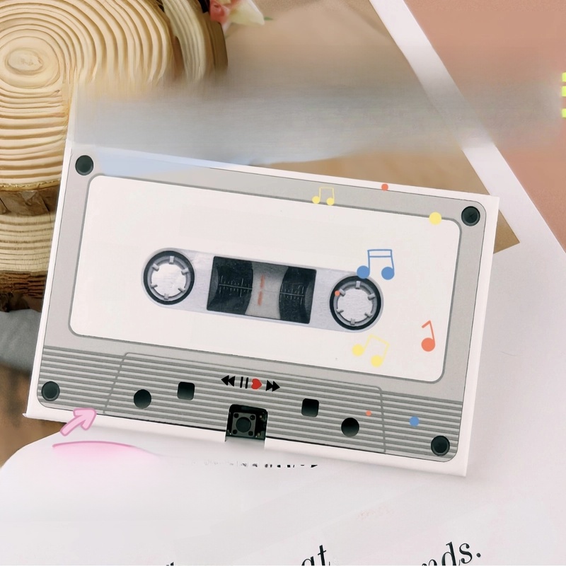 Birthday Teacher's Day Recording Greeting Card Qixi Festival Valentine's Day Tape Sound Recording Talking Gift Confession Card
