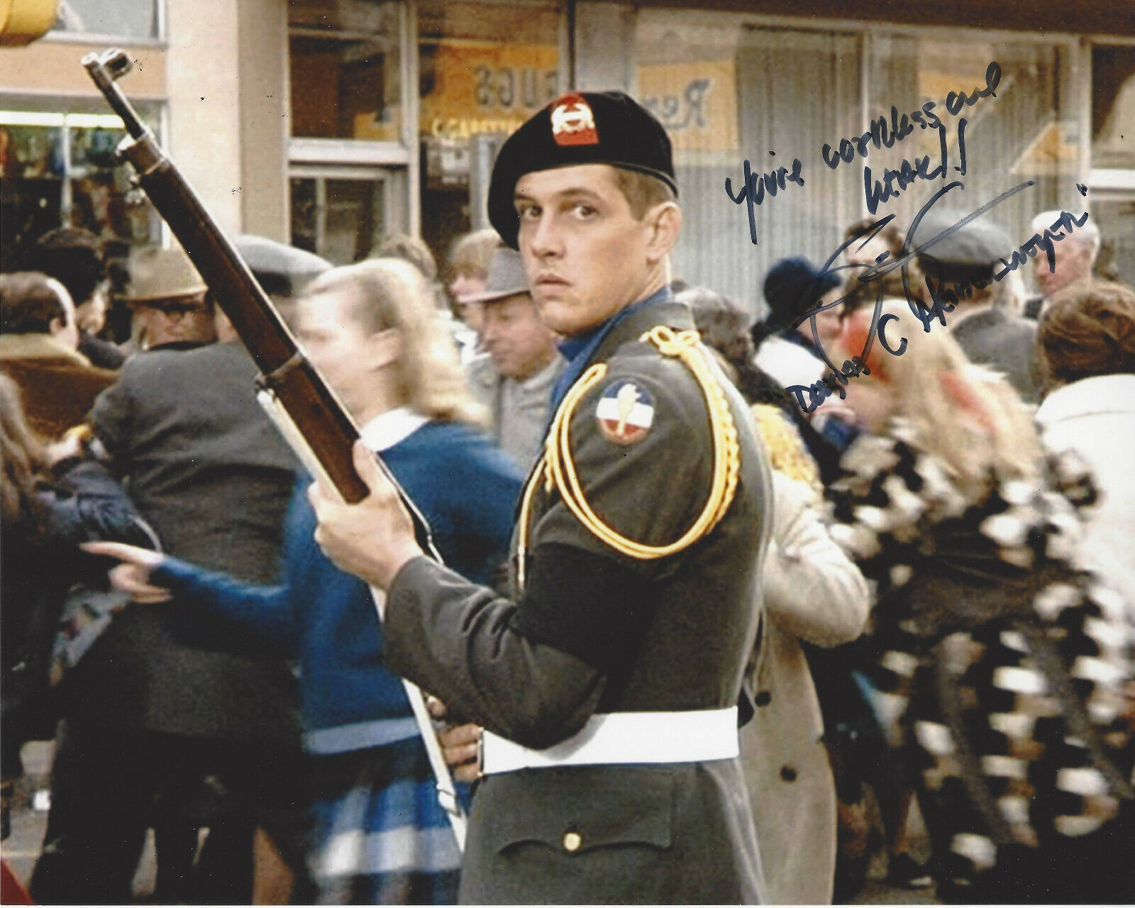 MARK METCALF SIGNED AUTHENTIC 'ANIMAL HOUSE' NEIDERMEYER 8x10 Photo Poster painting COA ACTOR