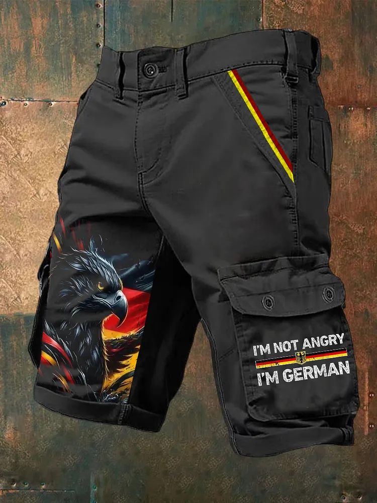 M&auml;nner Ich bin nicht w&uuml;tend Ich bin deutsche Shorts