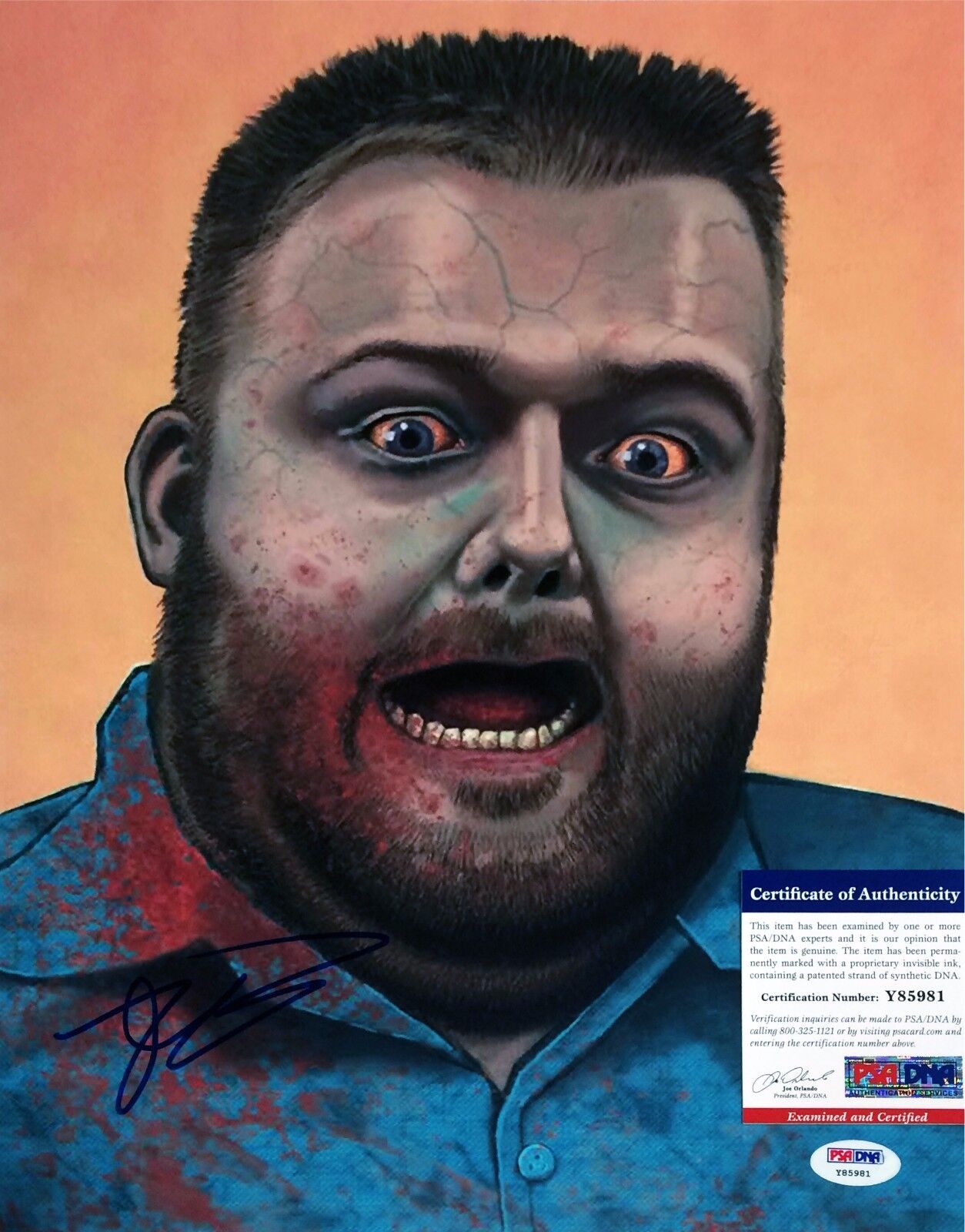 Robert Kirkman Autographed Signed 11x14 Photo Poster painting PSA/DNA Y85981