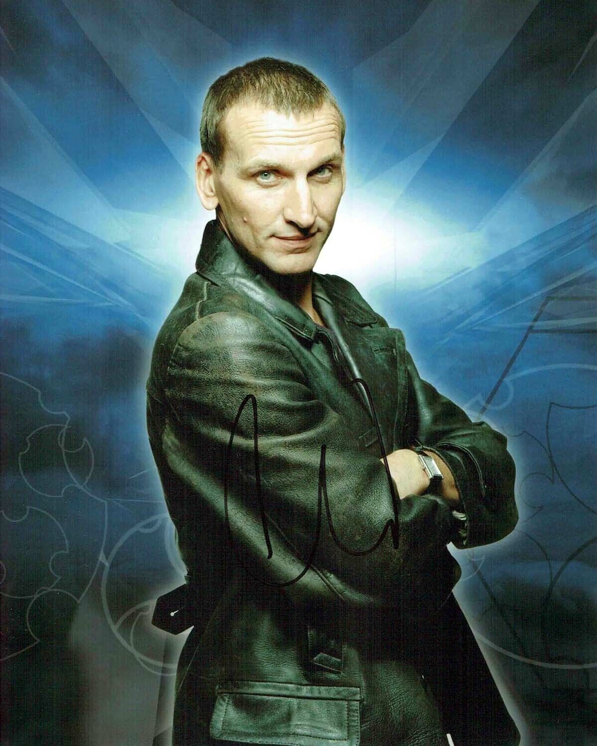 Christopher ECCLESTONE SIGNED Autograph Photo Poster painting AFTAL COA The Doctor Who