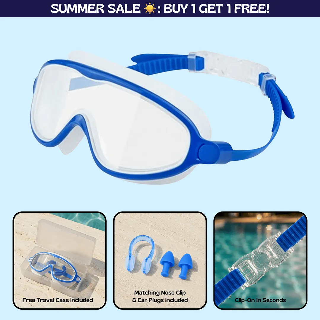 TibaToes&trade; Clip-On Swim Goggles