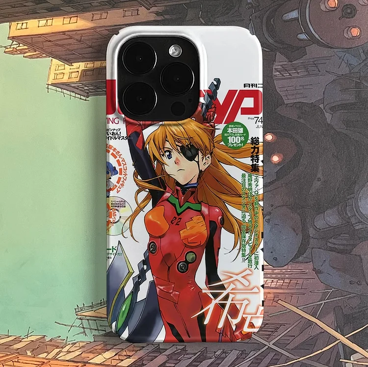 Evangelion Asuka Y2K Aesthetic IPhone Case weebmemes