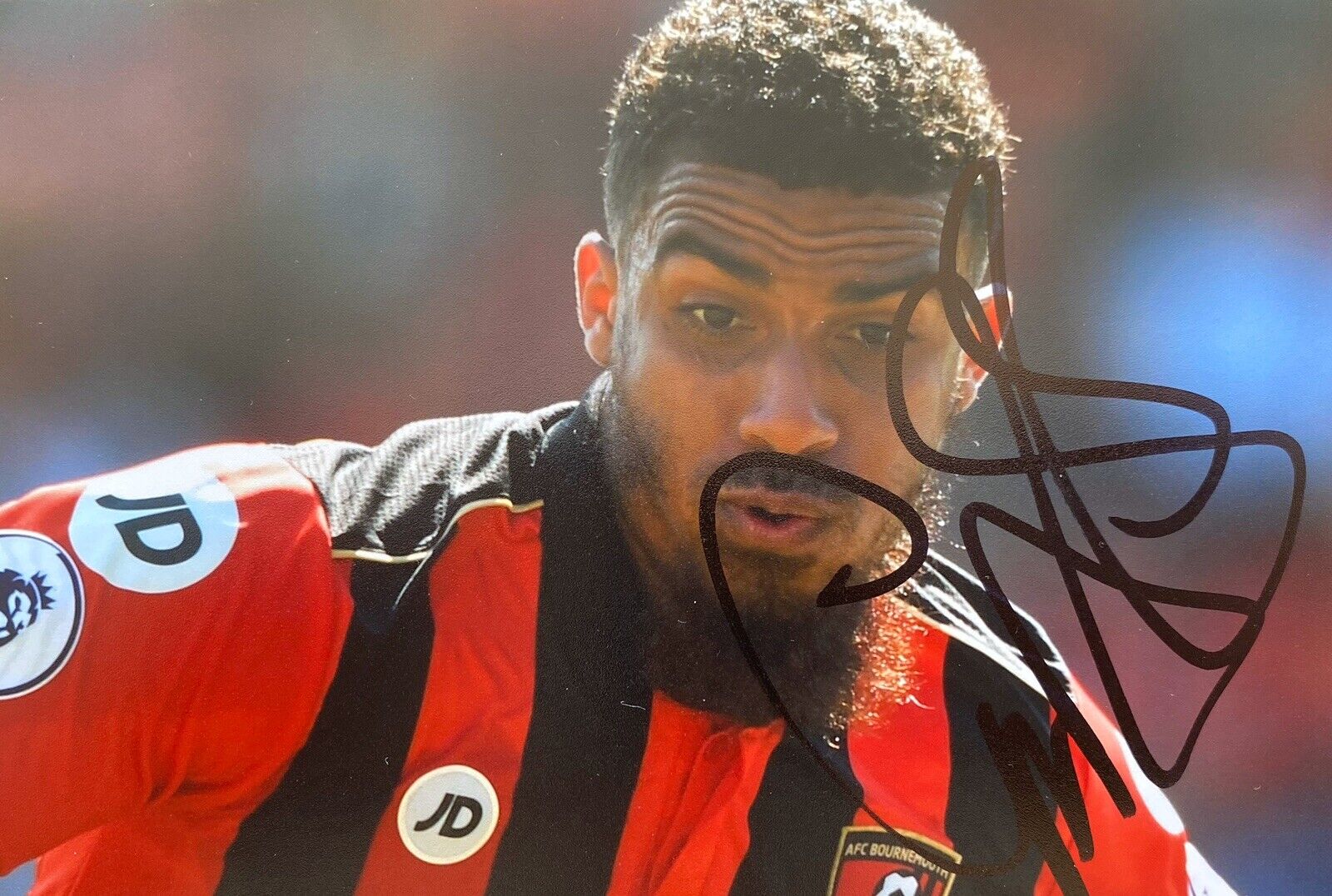 Lewis Grabban Genuine Hand Signed 6X4 Photo Poster painting - AFC Bournemouth